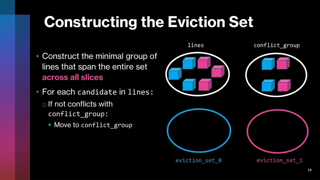 constructing the eviction set 1