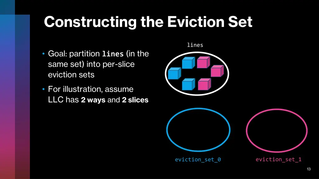 constructing the eviction set