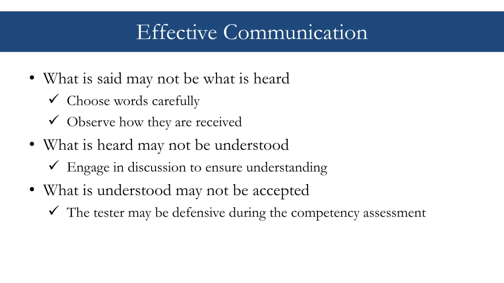 effective communication