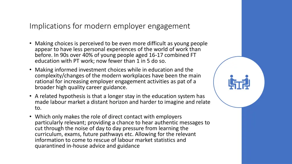 implications for modern employer engagement