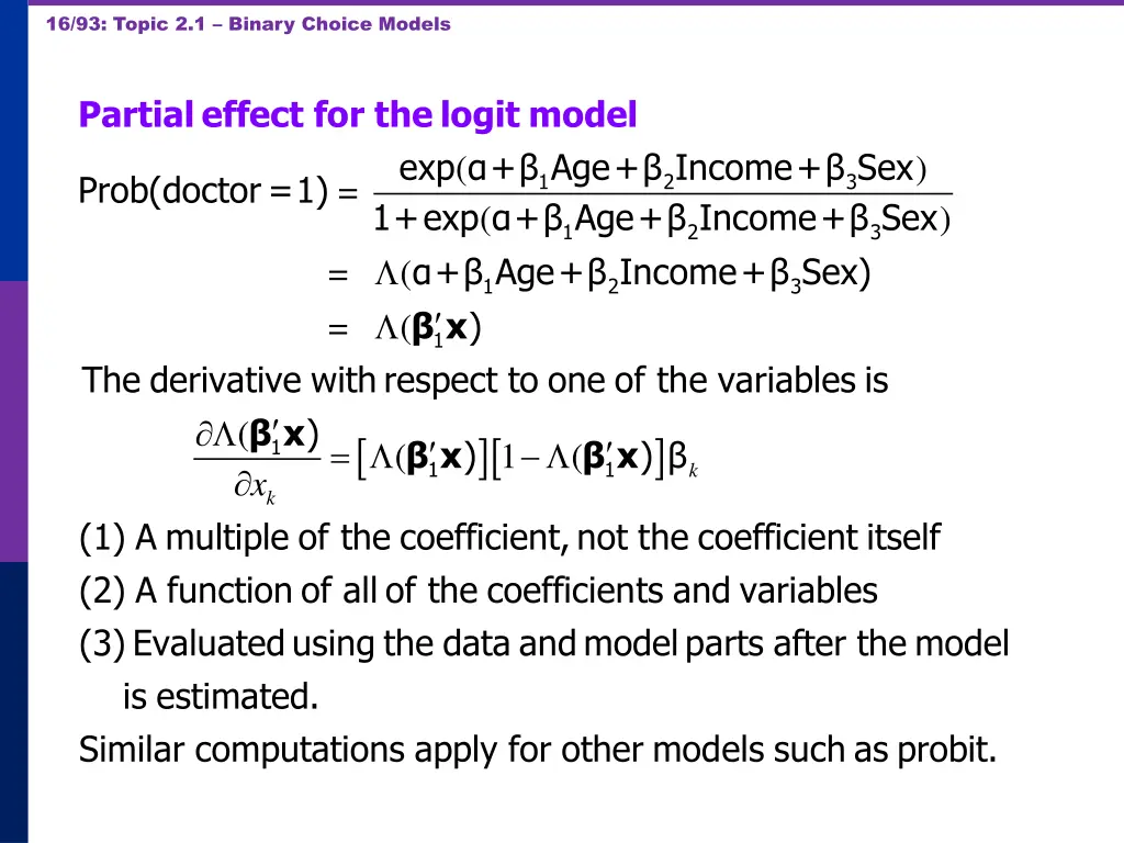 16 93 topic 2 1 binary choice models
