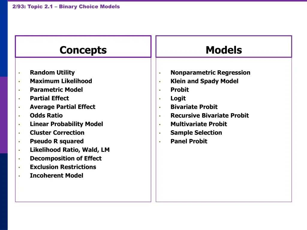 2 93 topic 2 1 binary choice models