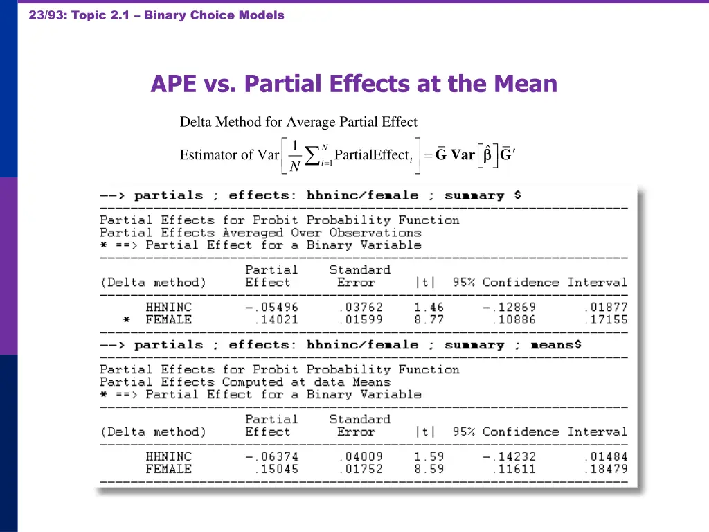 23 93 topic 2 1 binary choice models