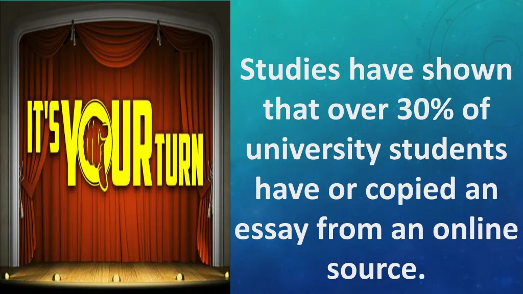 studies have shown that over 30 of university