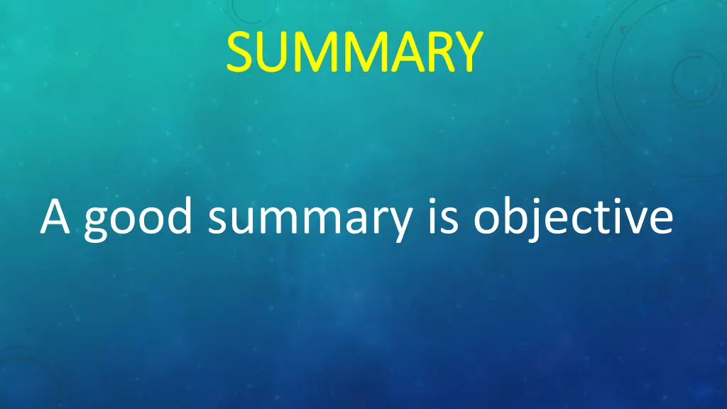 summary summary 11