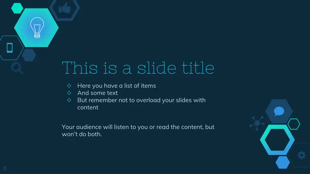 this is a slide title