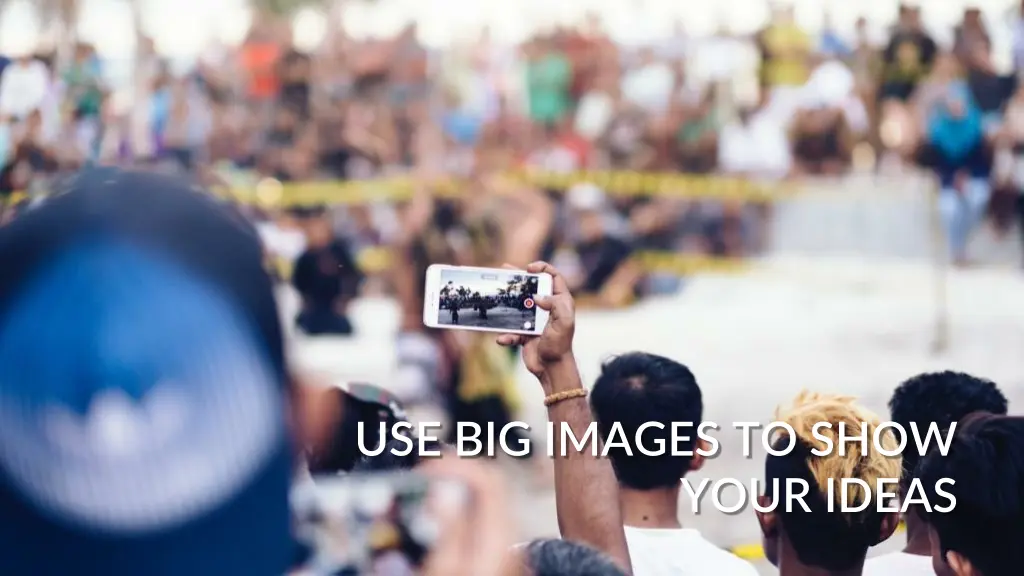 use big images to show