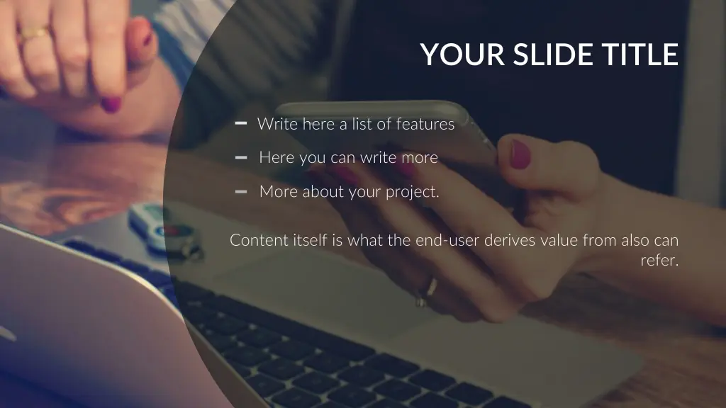 your slide title