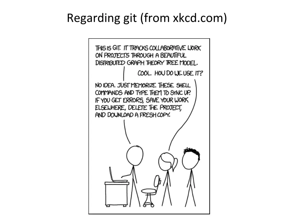 regarding git from xkcd com