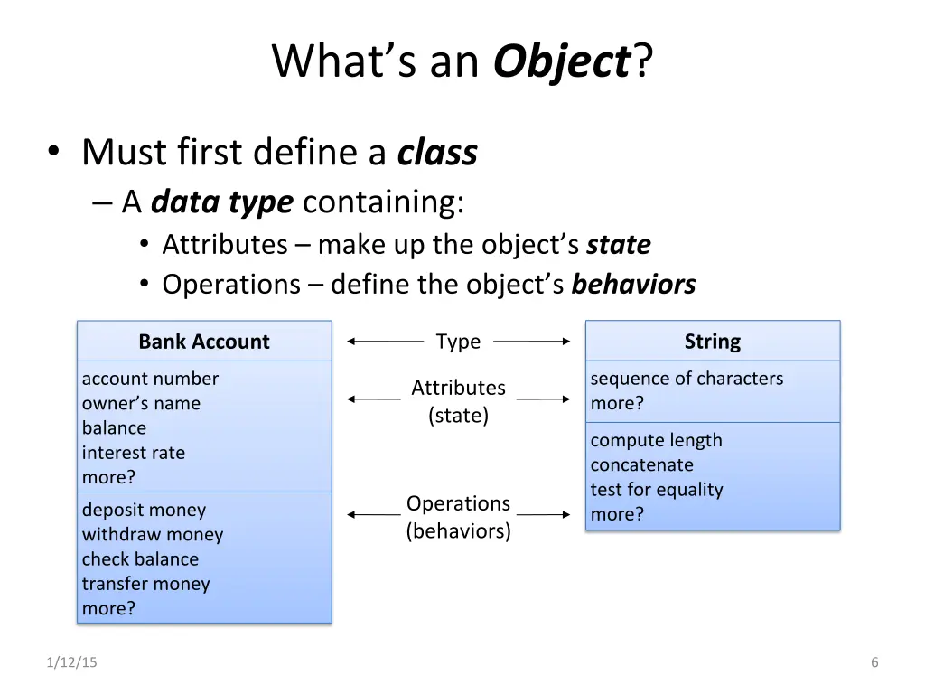 what s an object
