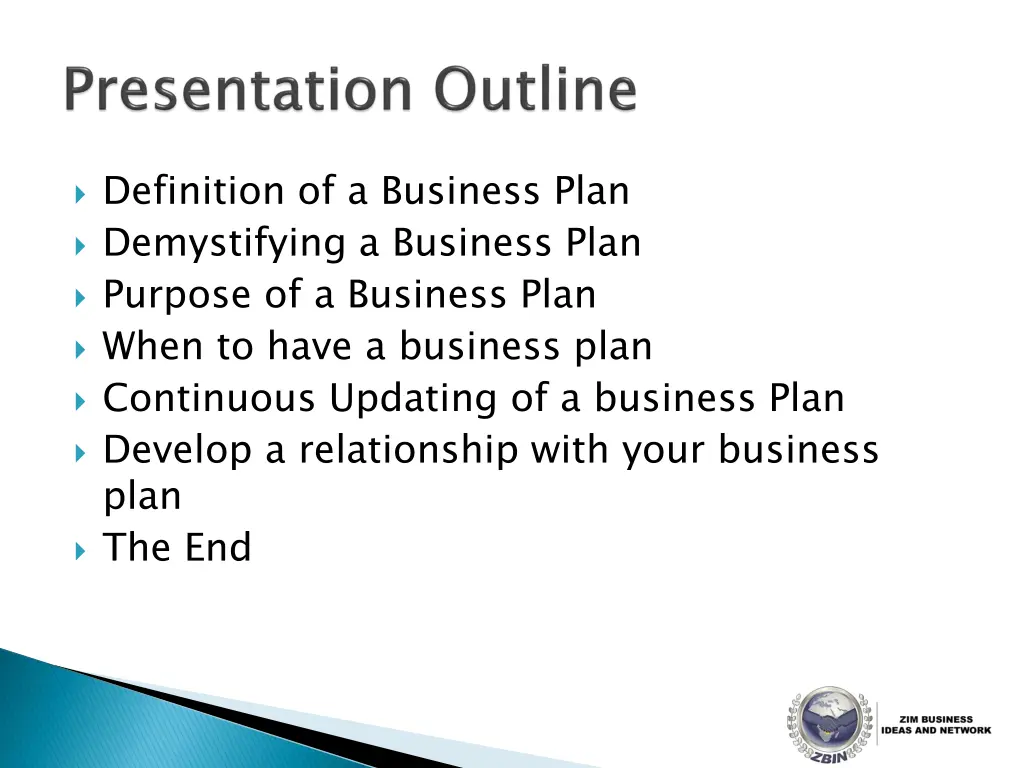definition of a business plan demystifying