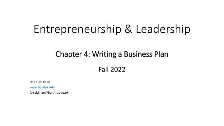 entrepreneurship leadership