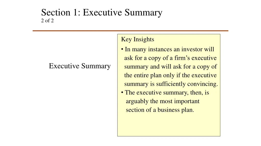section 1 executive summary 2 of 2