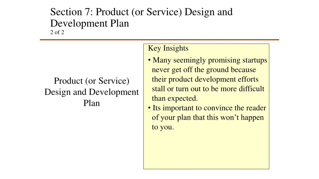 section 7 product or service design 1
