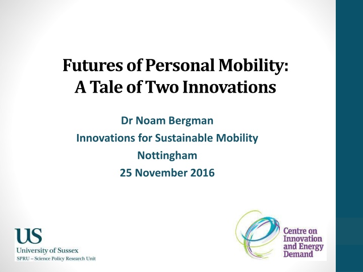 futures of personal mobility a tale