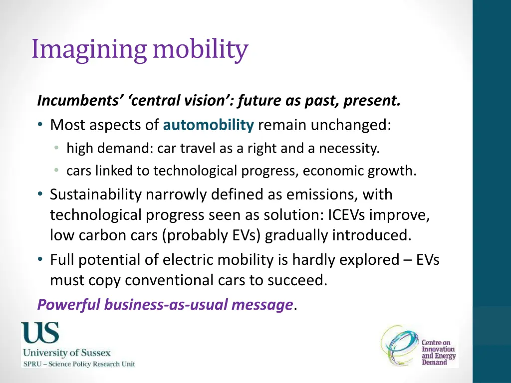 imagining mobility