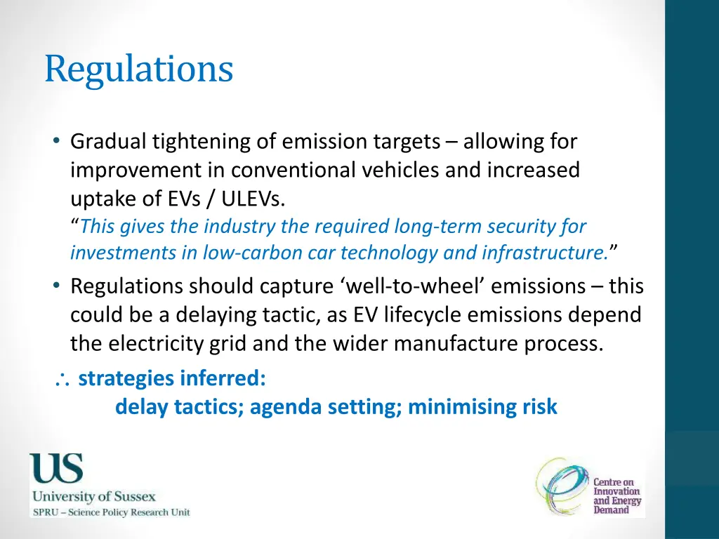regulations