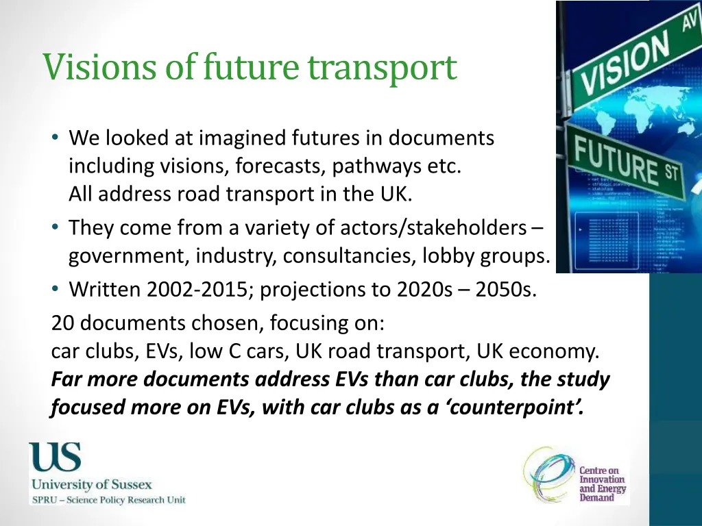 visions of future transport