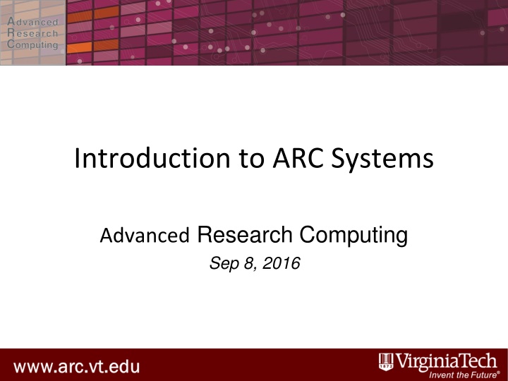 introduction to arc systems