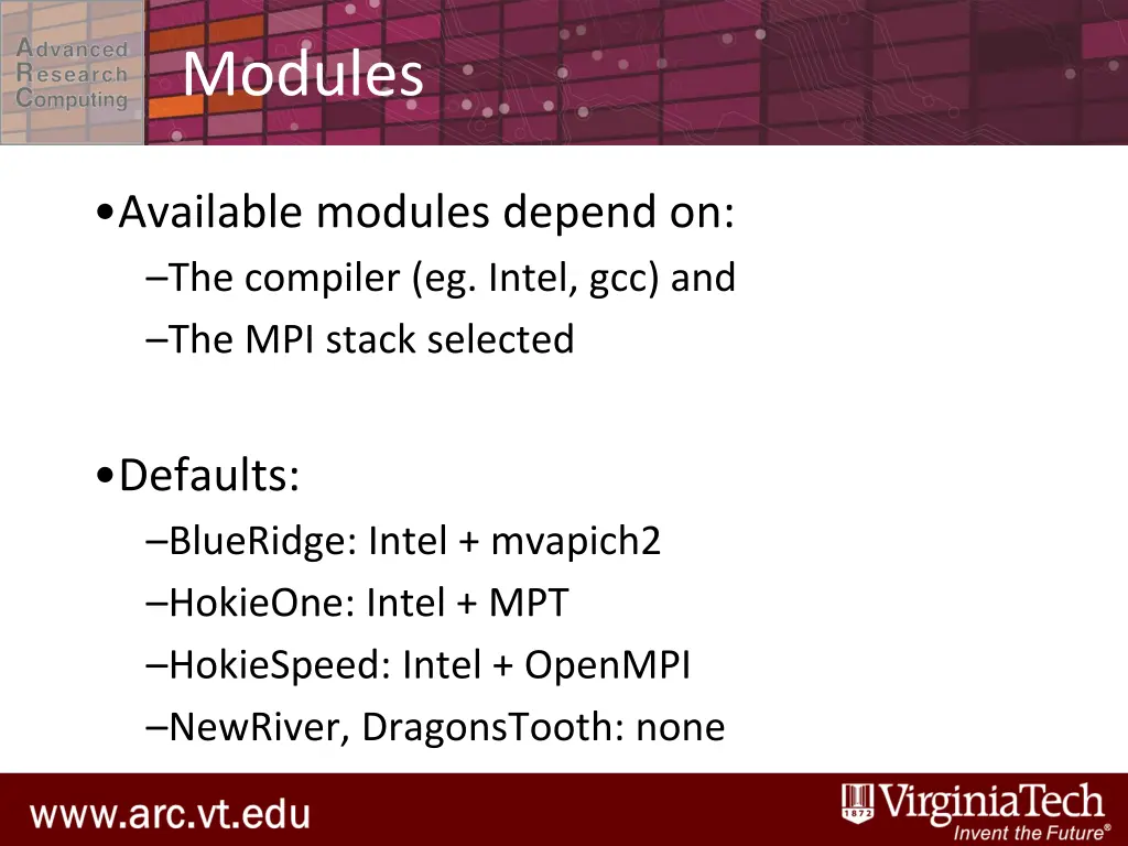 modules 1