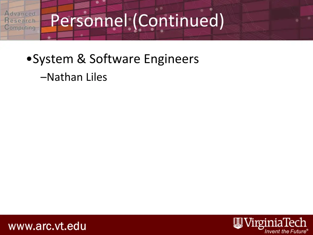 personnel continued 1