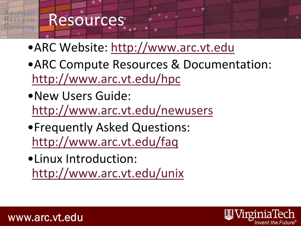 resources