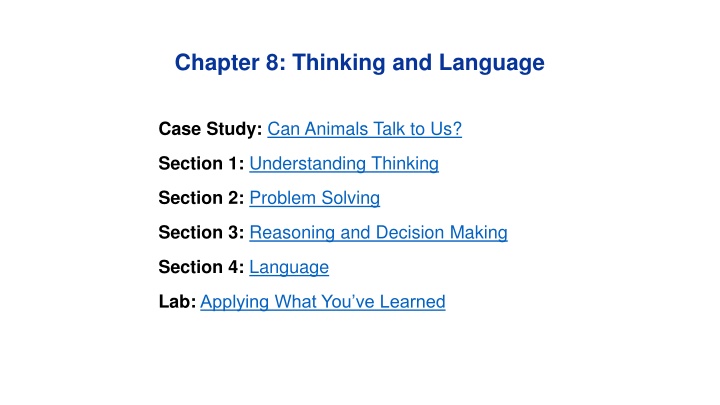 chapter 8 thinking and language