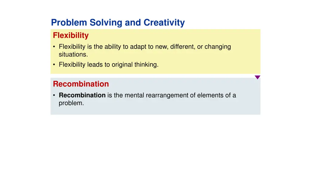 problem solving and creativity