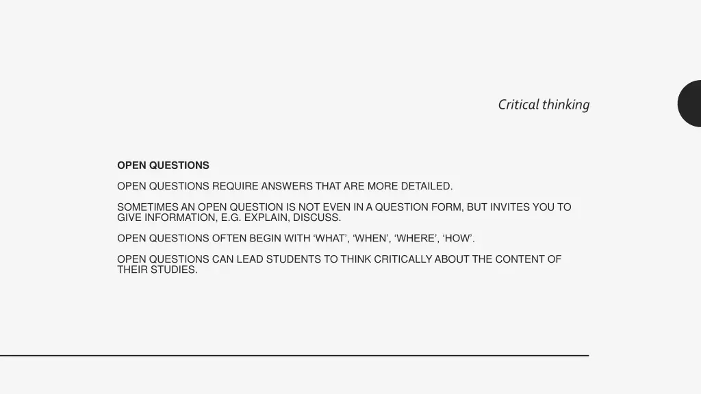 critical thinking 2
