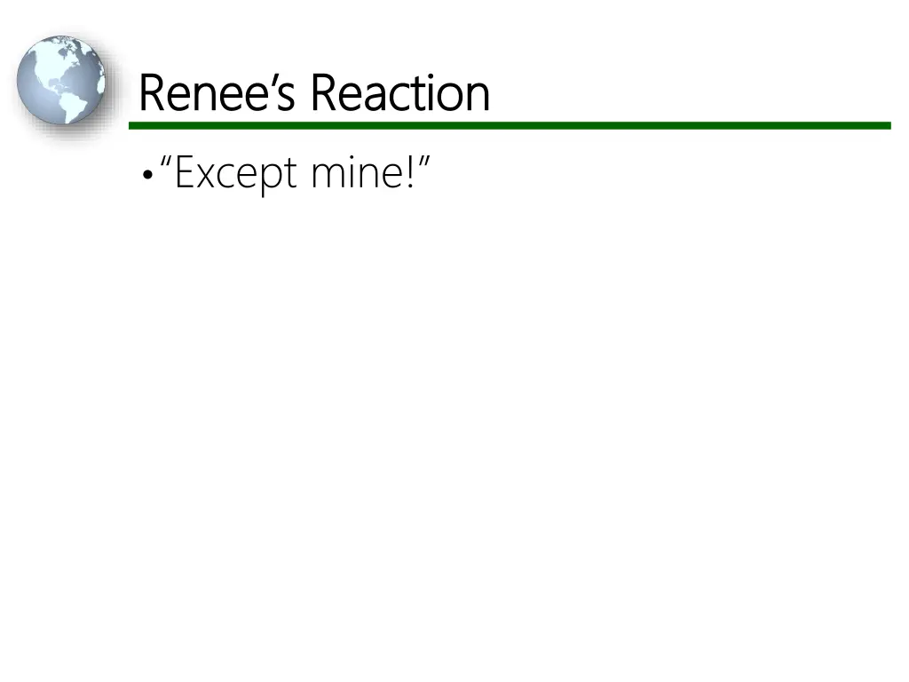 renee s reaction renee s reaction except mine