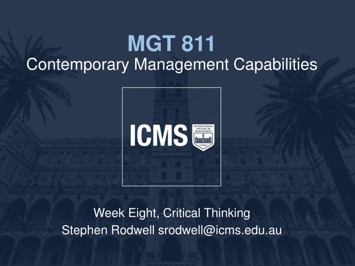 mgt 811