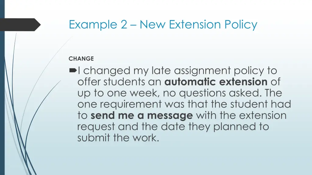 example 2 new extension policy 2