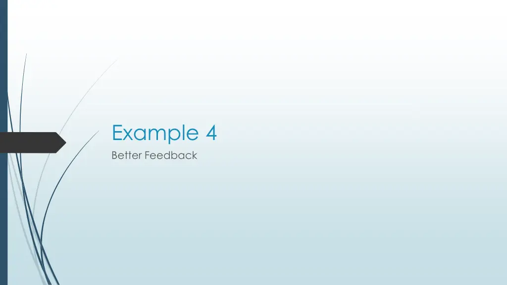 example 4 better feedback