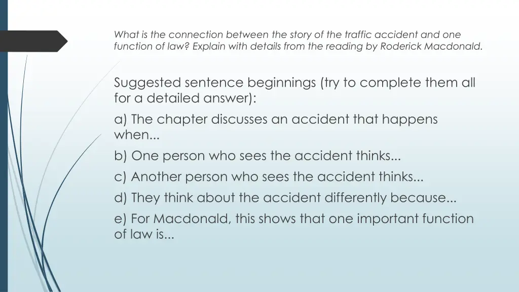 what is the connection between the story