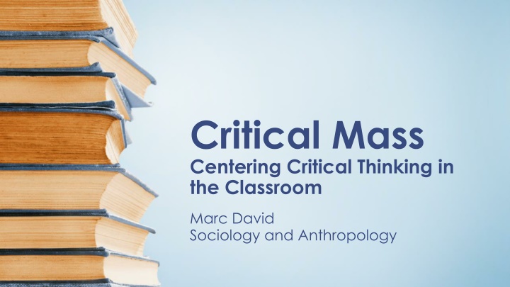 critical mass centering critical thinking