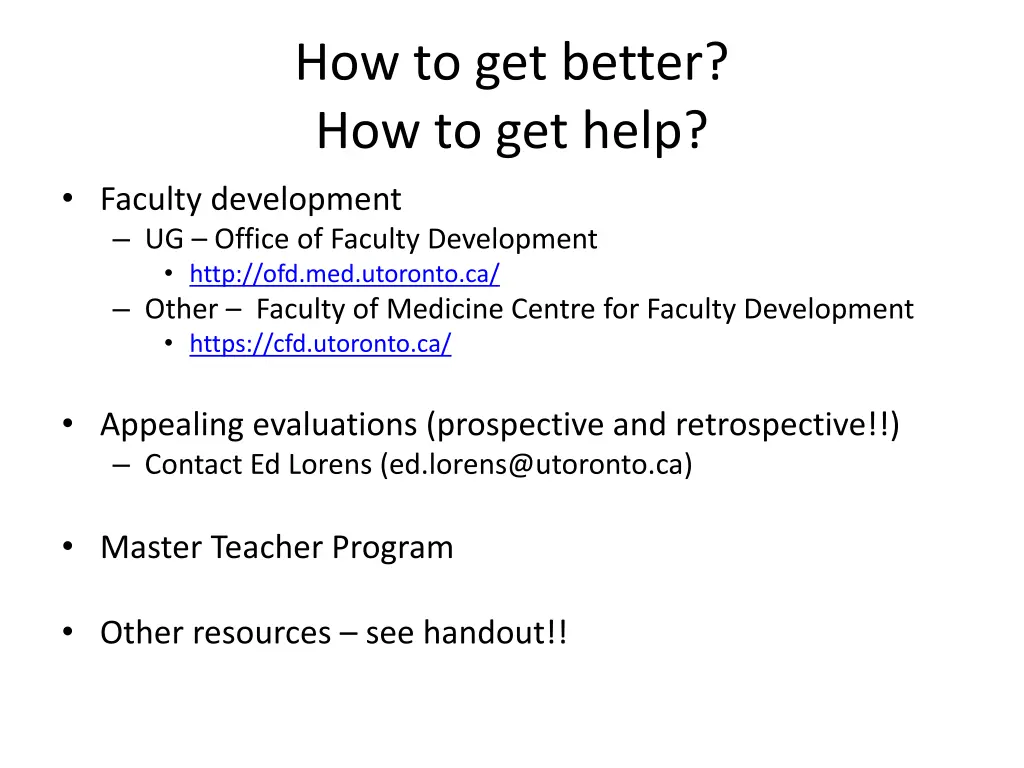 how to get better how to get help