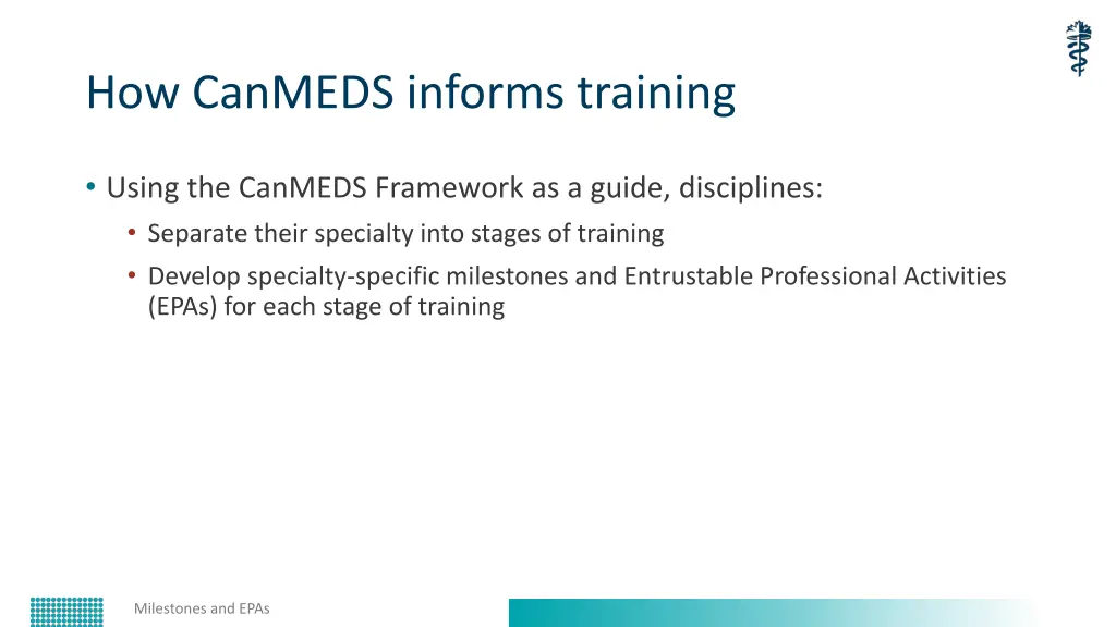 how canmeds informs training