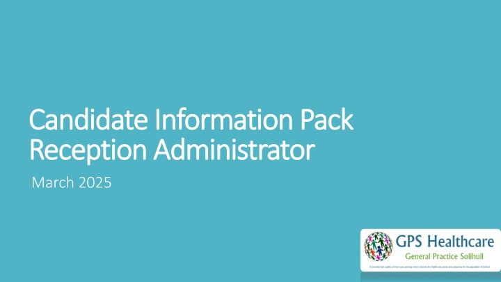 candidate information pack candidate information