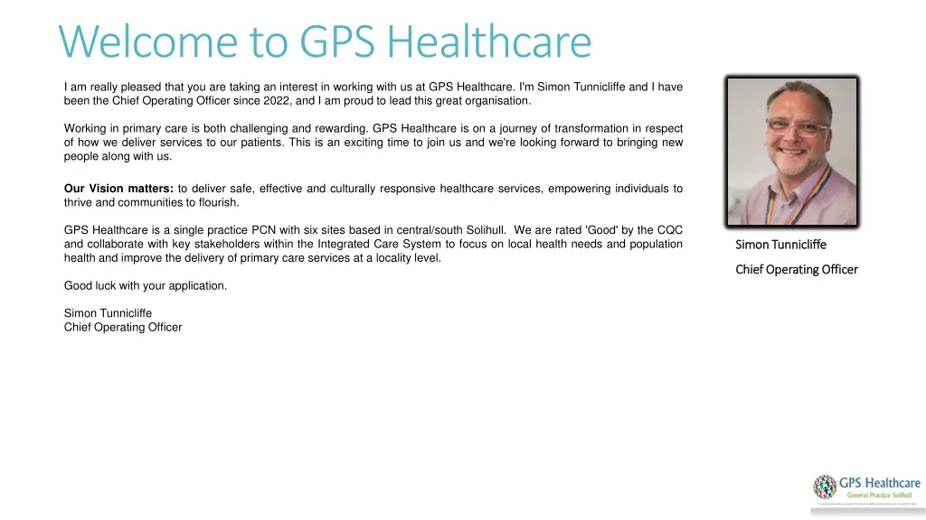 welcome to gps healthcare