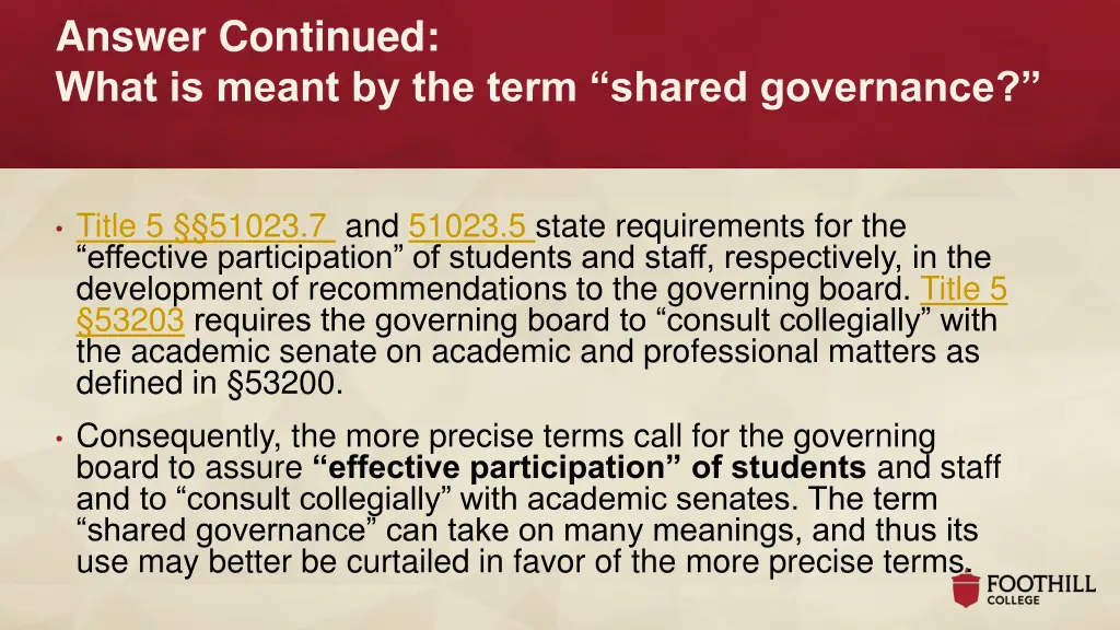 answer continued what is meant by the term shared