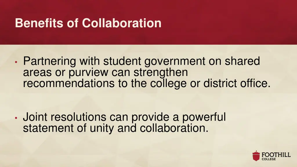 benefits of collaboration