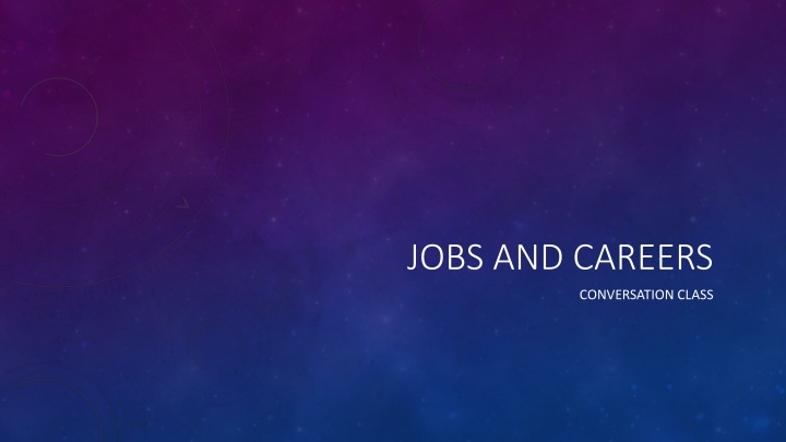 jobs and careers