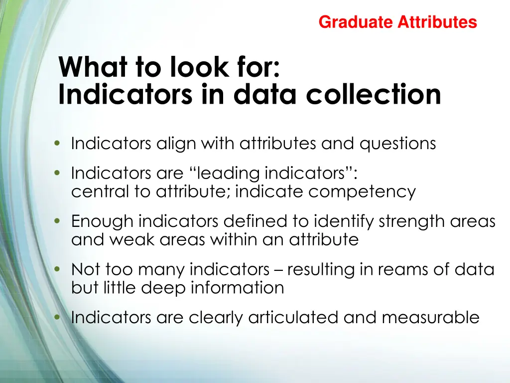 graduate attributes 15