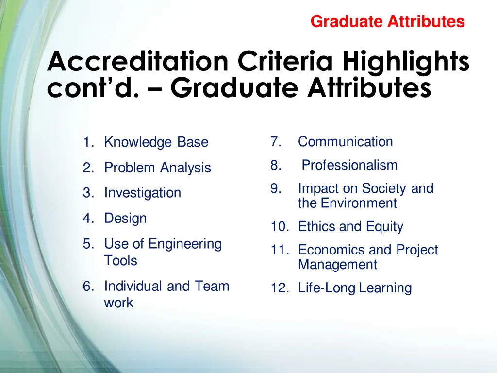 graduate attributes 2