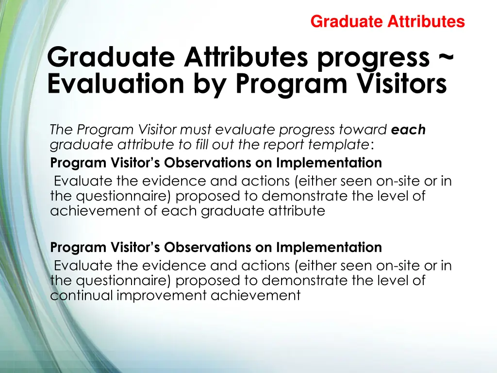 graduate attributes 4