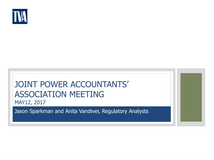 joint power accountants association meeting may12