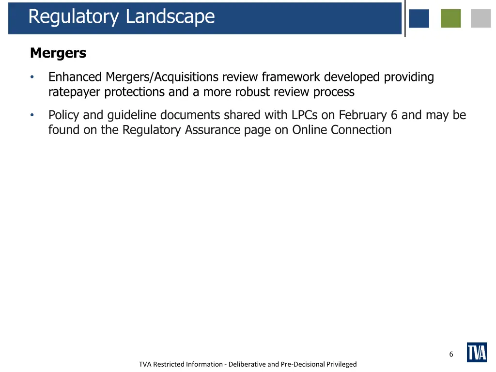 regulatory landscape 1