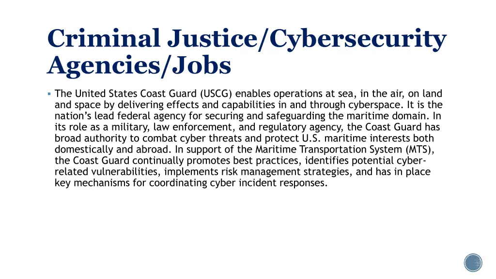 criminal justice cybersecurity agencies jobs 1