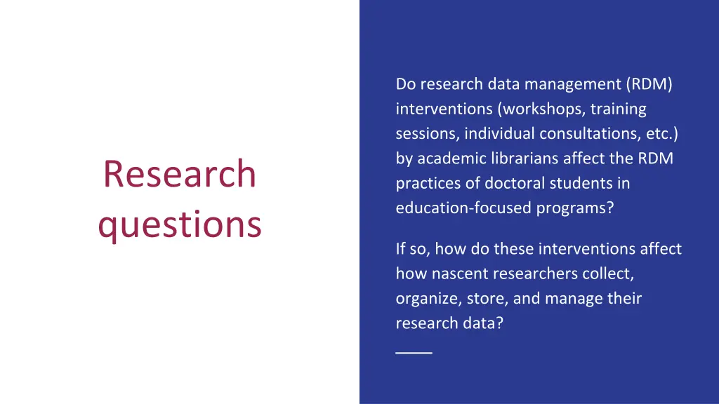 do research data management rdm interventions
