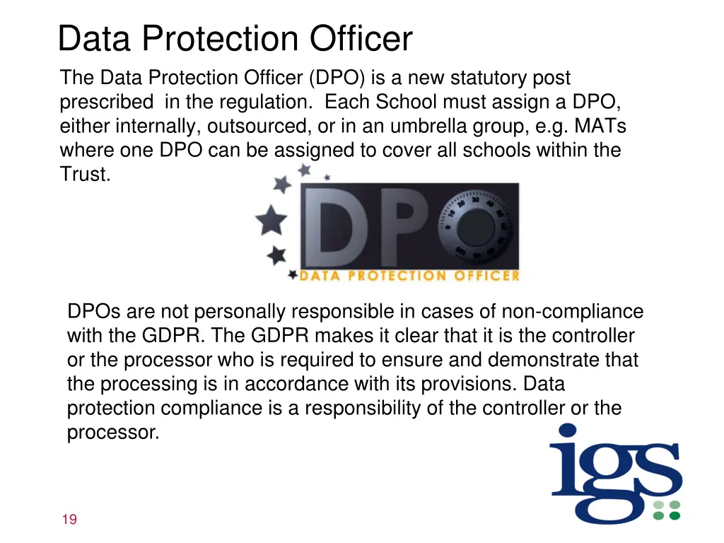 data protection officer the data protection